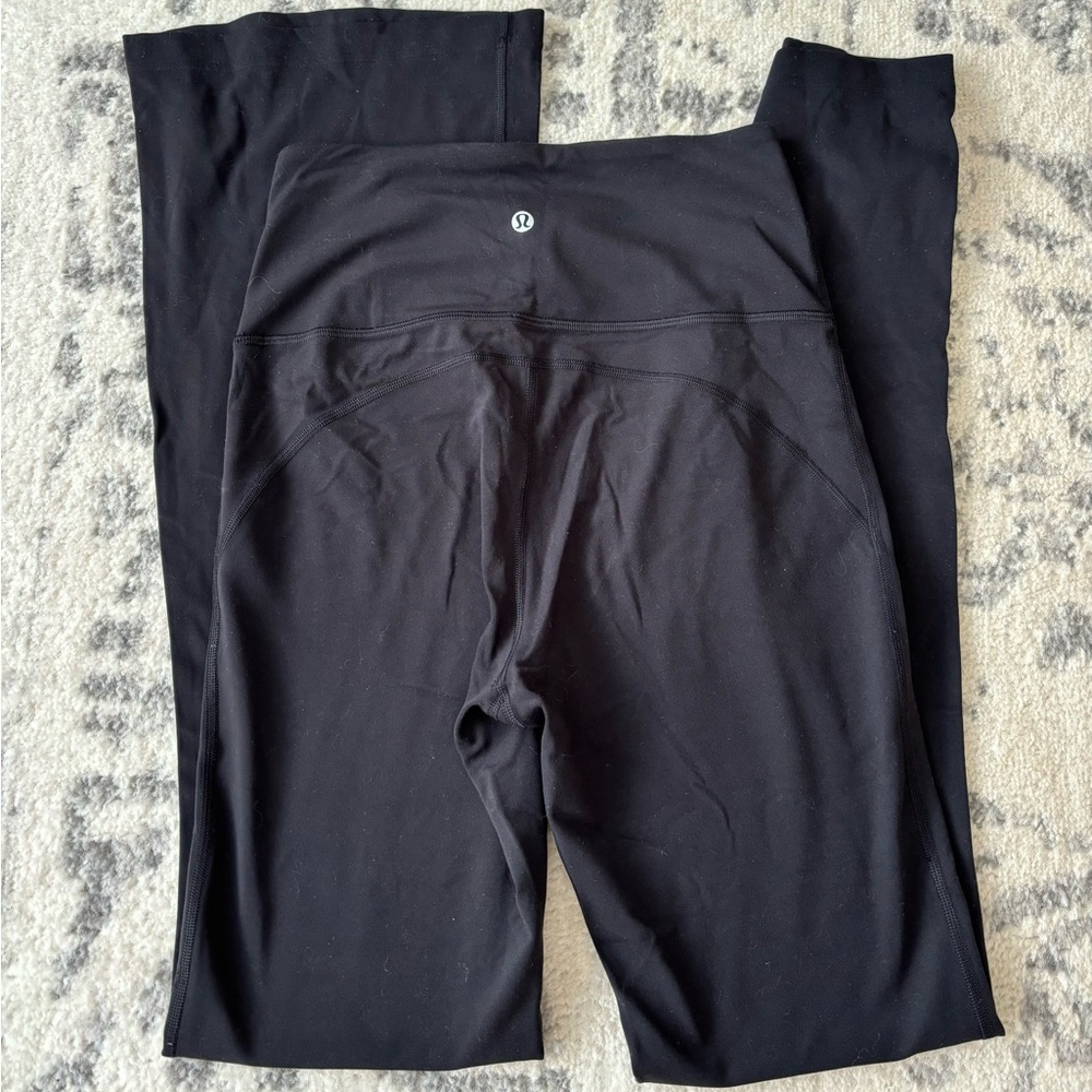 lululemon athletica groove super high rise flared pant nulu